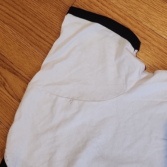 On Fire Anime Angel Plus Size White Ringer T-Shirt - Picture 8 of 10